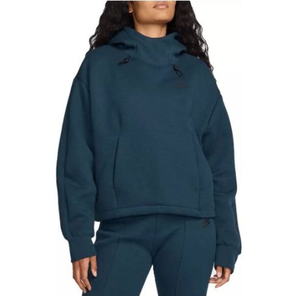 Nike Women's Sportswear Tech Fleece Oversized Hoodie Armony Navy XS - Picture 1 of 9